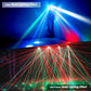 U`King Spider Moving Head Light 8x10W RGBW LEDs Beam DJ Lights