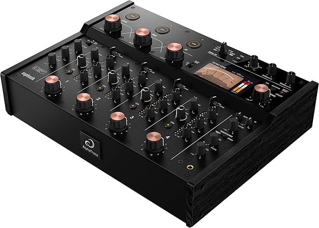 AlphaTheta Euphonia 4-Channel Rotary Mixer with Decksaver DS-PC-EUPHONIA Polycarbonate Protective Cover