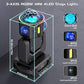120W Stage Moving Head Light with RGBW Beam & Strobe Effects,3-Axis Rotation DJ Light DMX 512 19/25CH with Sound Activated for Party Club Bar DJ Events Disco Wedding Live Show (2 Pack)