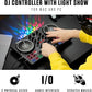 Numark Party Mix DJ Controller with Lights, 2 Decks, Mixer, Audio Interface and (Serato Lite)