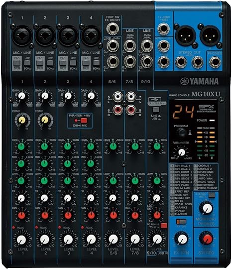 YAMAHA MG10XU 10-Input Stereo Mixer with Effects